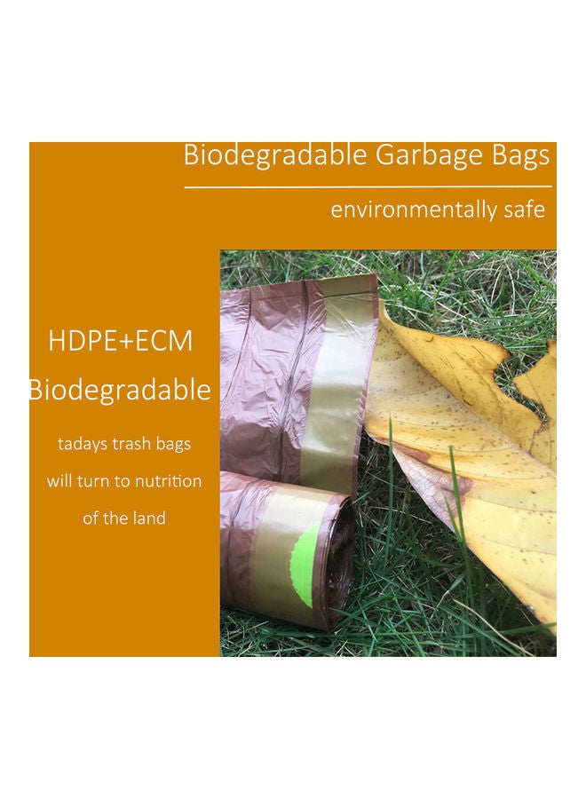 40pcs Degradable Garbage Trash Bags Coffee 29.00 X 6.00 X 8.00cm  - Image 3