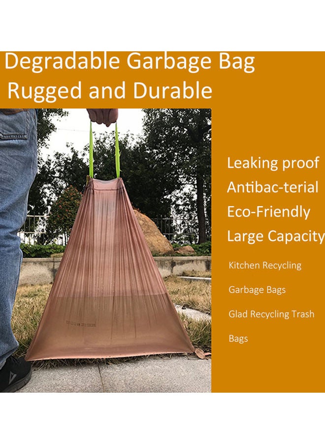 40pcs Degradable Garbage Trash Bags Coffee 29.00 X 6.00 X 8.00cm  - Image 4