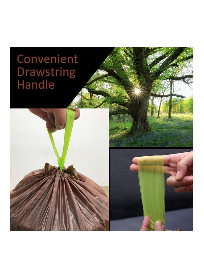 40pcs Degradable Garbage Trash Bags Coffee 29.00 X 6.00 X 8.00cm  - Image 5