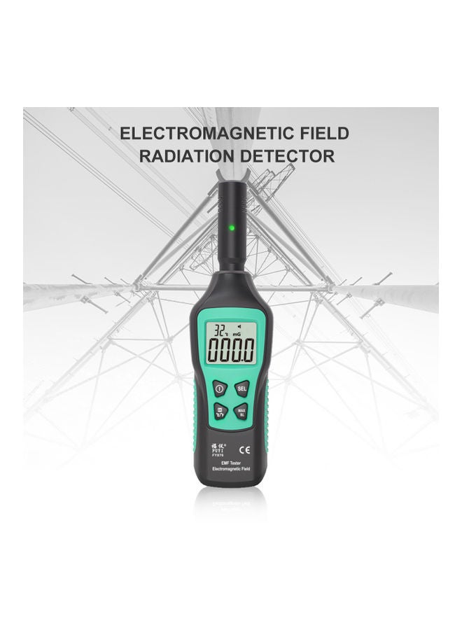 FUYI EMF Meter Electromagnetic Radiation Detector Household Handheld Black 23.00 X 5.00 X 8.00cm  - Image 4