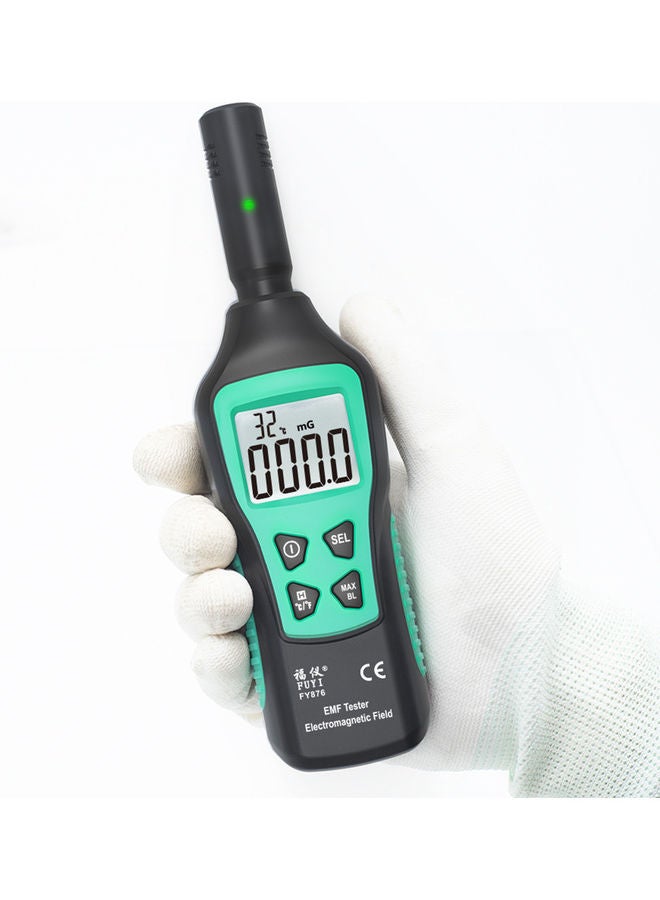 FUYI EMF Meter Electromagnetic Radiation Detector Household Handheld Black 23.00 X 5.00 X 8.00cm  - Image 5