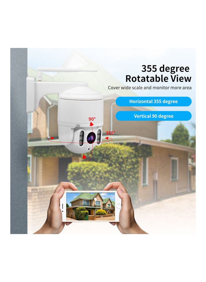 Generic - 2.0 MP 1080P 1920*1080 Outdoor WIFI Aluminium Alloy Housing PTZ Camera Security IP 355°Horizontal Auto Alert IR Night Vision - Image 1