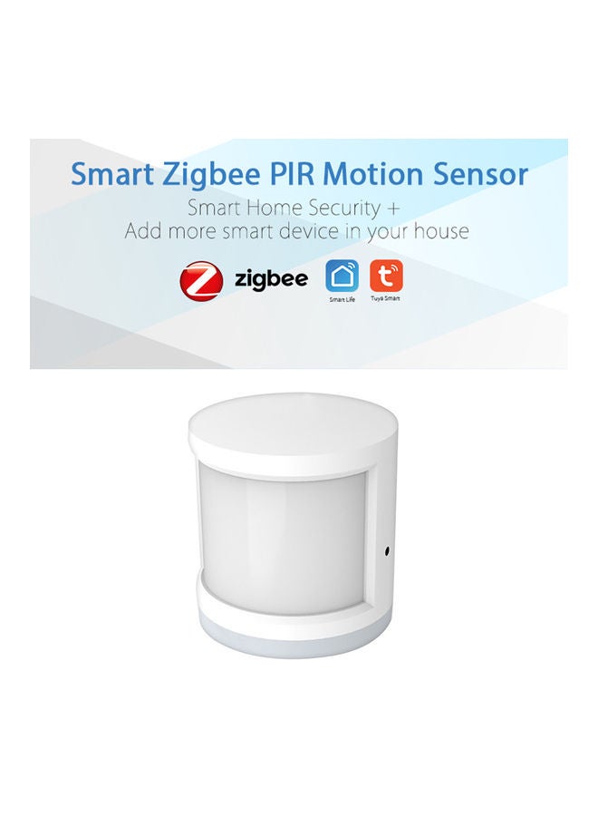 Generic - Super Mini Tuya Powered ZigBee PIR Motion Sensor Wireless Passive Infrared Detector Security White 7.3 x 3.7 x 6.1cm - Image 1