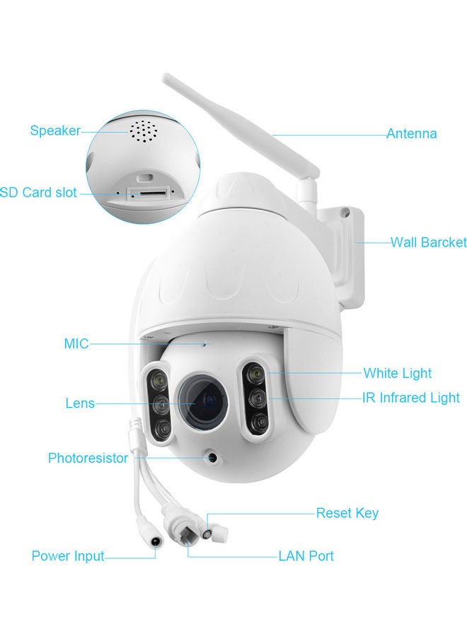 Generic - K64A 16X Zoom WiFi 1080P PTZ IP Camera Face Auto Tracking IP66 Waterproof Outdoor Motion Detection And Night Vision - Image 1