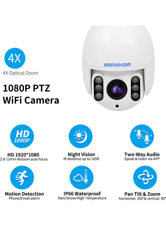 Generic - PTZ WiFi Camera Outdoor 1080P IP Security - Image 1