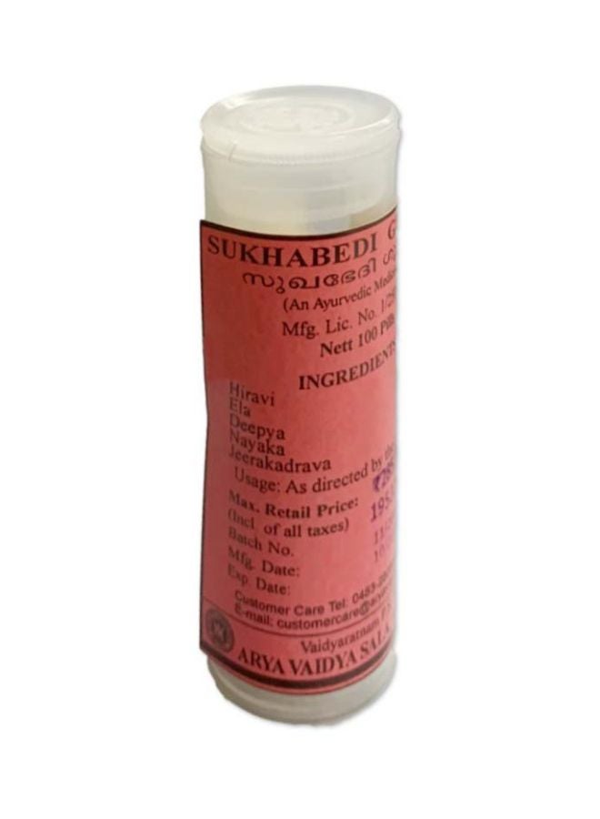 Kottakkal Arya Vaidya Sala - Sukhabhedi Gulika - 100 Capsule - Image 1