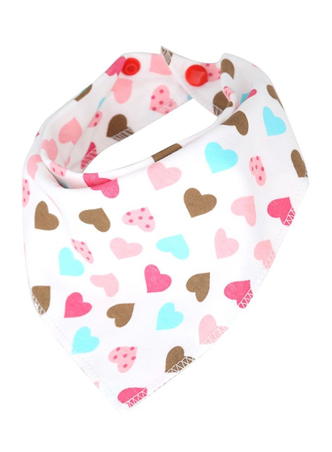 Heart Printed Baby Bibs - Image 1