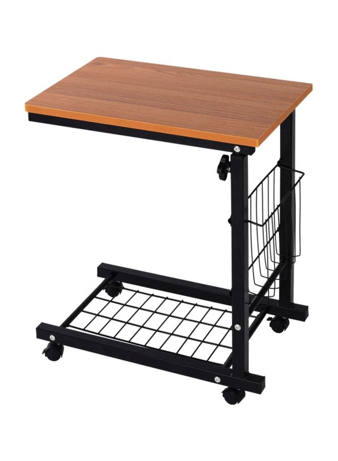 Bedside Laptop Desk Beige/Black 48x30x76cm - Image 1