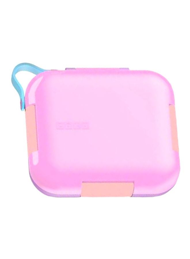 ZOKU Neat Bento Lunch Box Pink 22.5x6.5x21cm - Image 1
