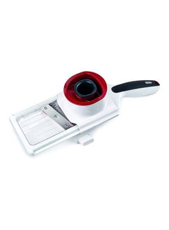 Hand Held Mandoline Slicer White/Black/Silver 40x13cm