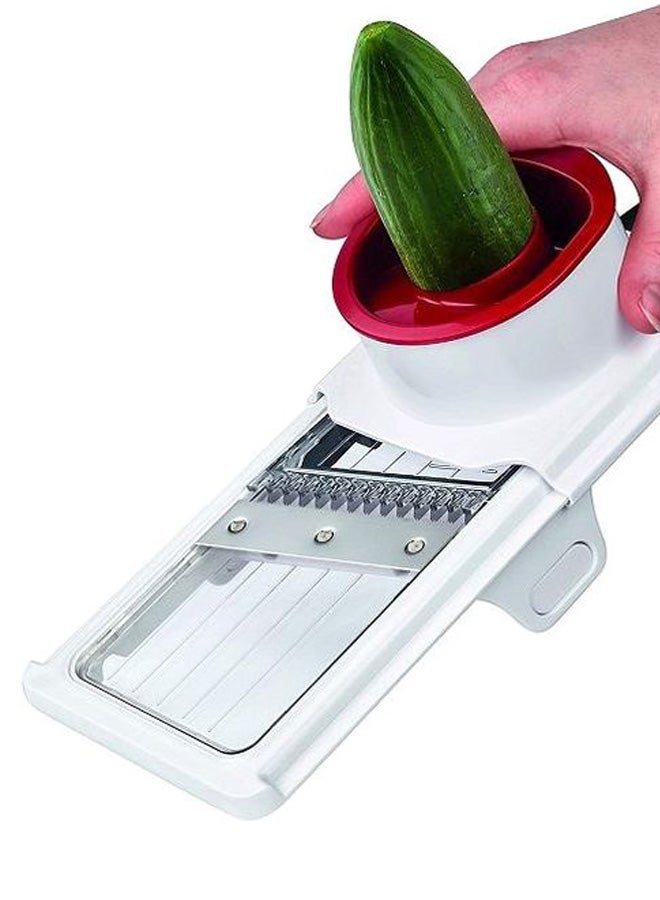 zyliss - Hand Held Mandoline Slicer White/Black/Silver 40x13cm - Image 1