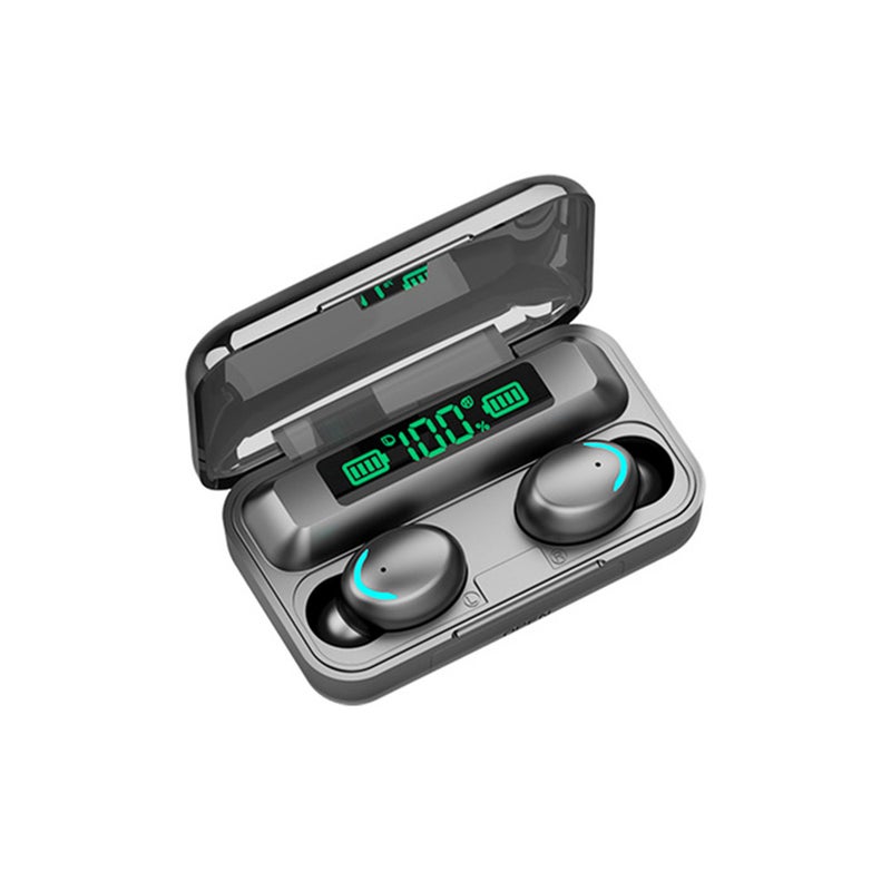 Generic - F9-5 TWS Wireless BT 5.0 Earphones Black - Image 1