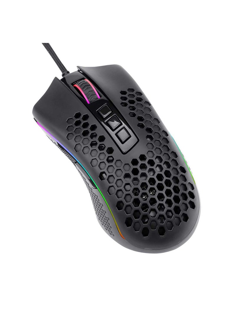 REDRAGON M988 Storm Lightweight RGB Gaming Mouse, 85g Ultralight Honeycomb Shell - 16,000 DPI Optical Sensor - 8 Programmable Buttons - Precise Registration - Super-Lite Cable  - Image 2