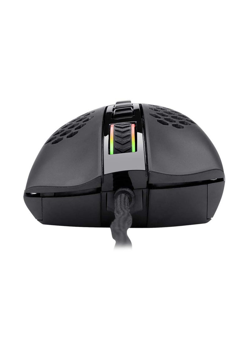 ريدراجون - ماوس ألعاب Redragon M988 Storm خفيف الوزن RGB، هيكل قرص العسل خفيف الوزن 85 جم - مستشعر بصري 16000 نقطة في البوصة - 8 أزرار قابلة للبرمجة - تسجيل دقيق - كابل Super-Lite - Image 1