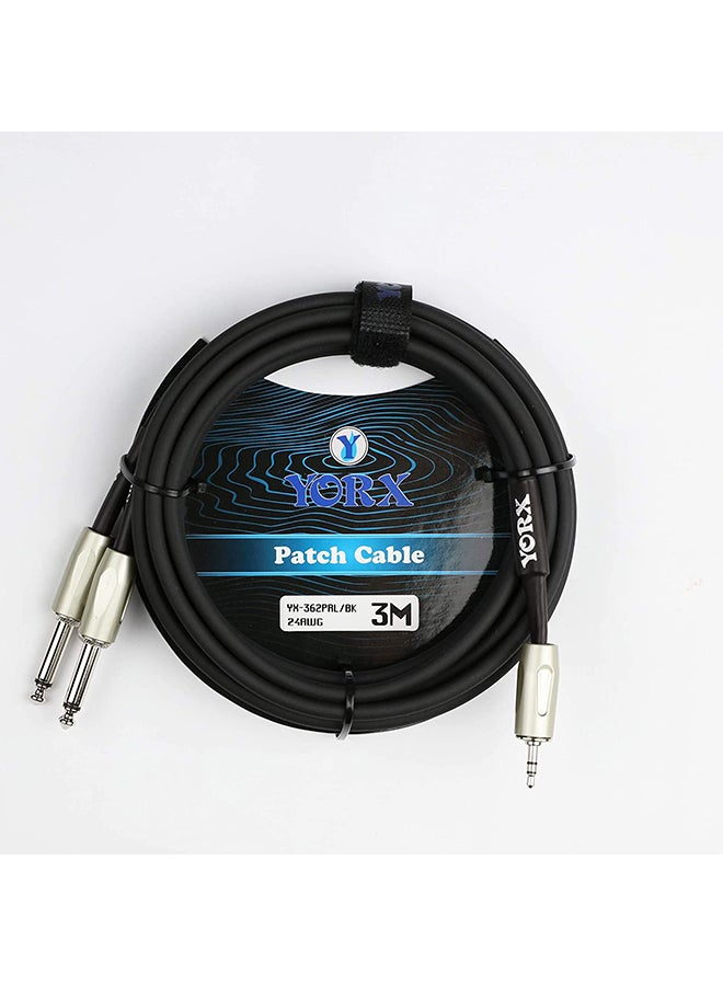 YORX TRS Mono Plug Black 