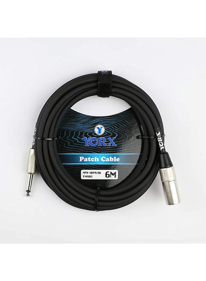 YORX XLR Mono Plug Black 