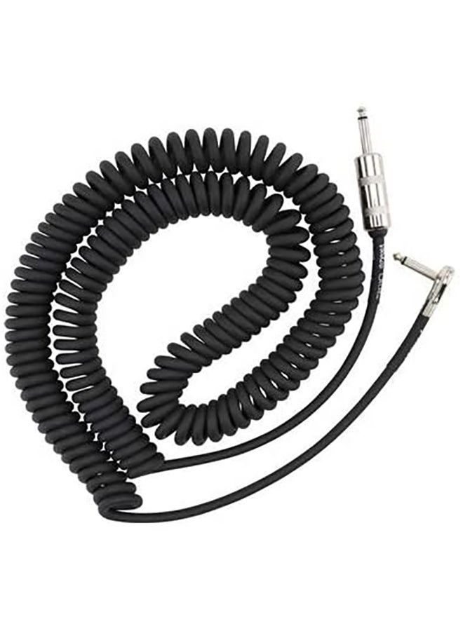 YORX Coil Instrument Cable Black 