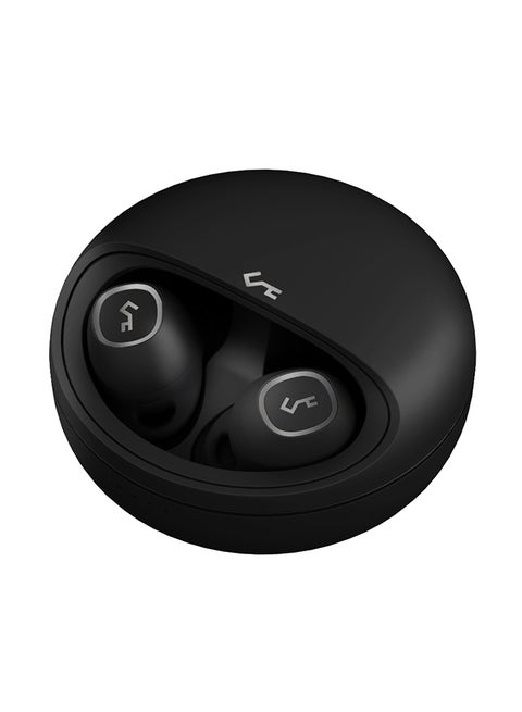 EP-T10 Key Series True Wireless Earbuds, Bluetooth 5.0, Touch Control, Qi Wireless Charging, IPX5 Waterproof, Deep Bass TWS Earphones - Black