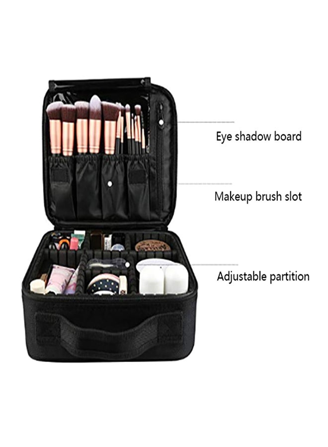 Portable Cosmetic Case Black - Image 2