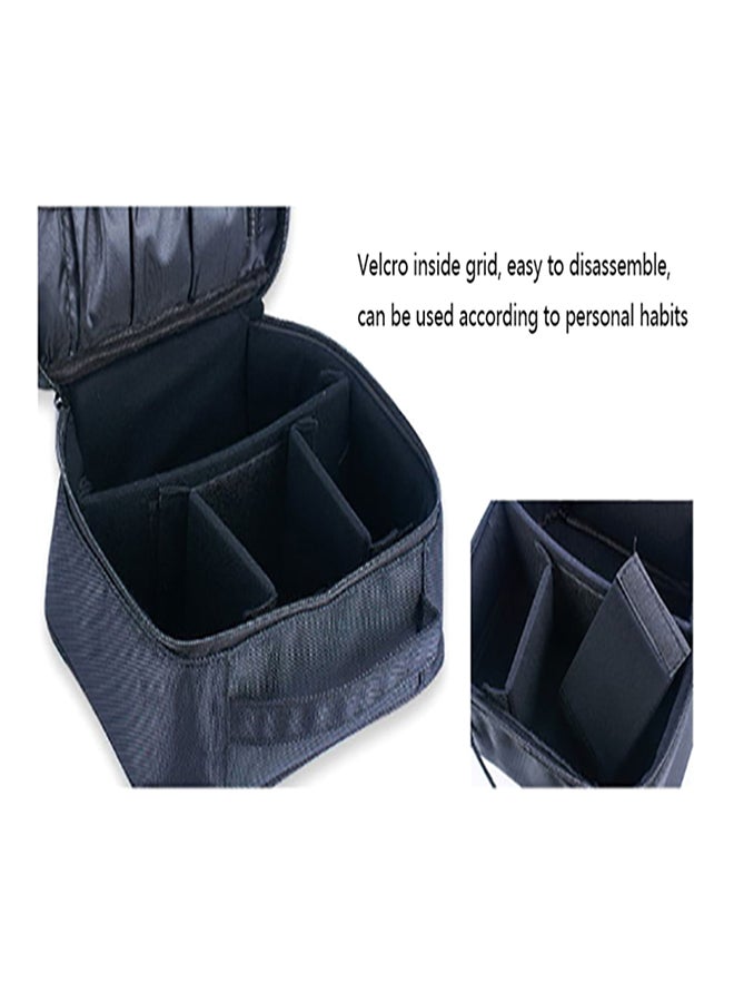 Portable Cosmetic Case Black - Image 3