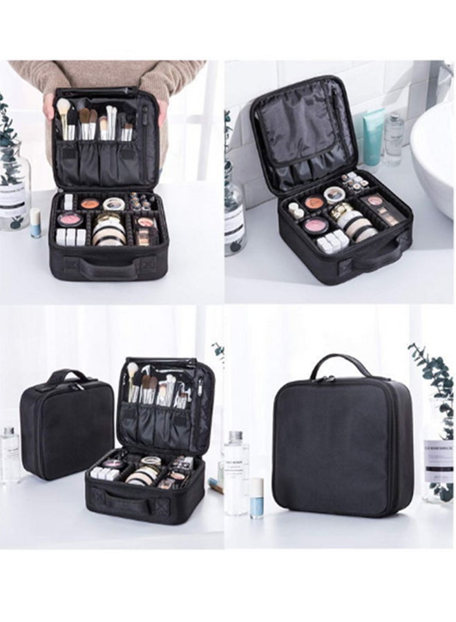 Portable Cosmetic Case Black - Image 4