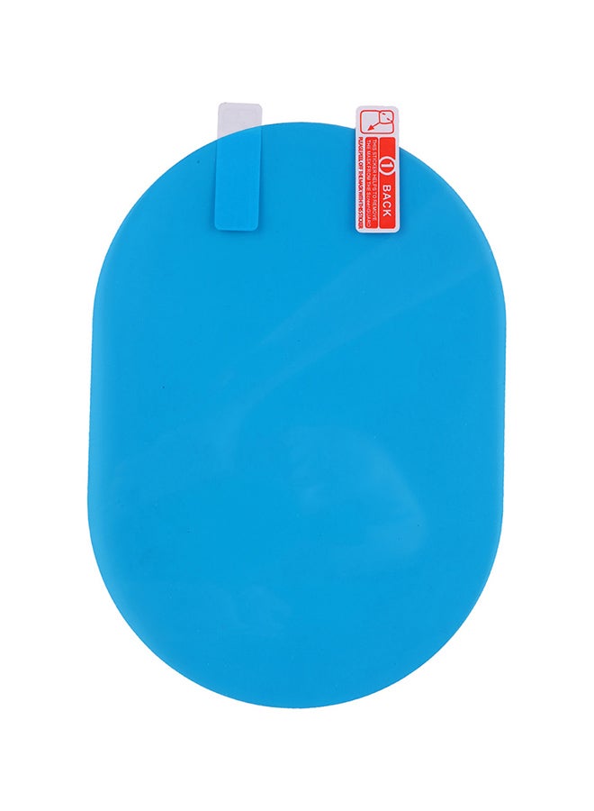 Generic Rainproof Film For Car Rearview Mirror Transparent Oval 