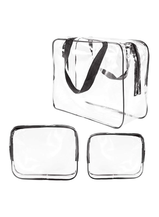 Travel Make-up Bag Clear - Image 2