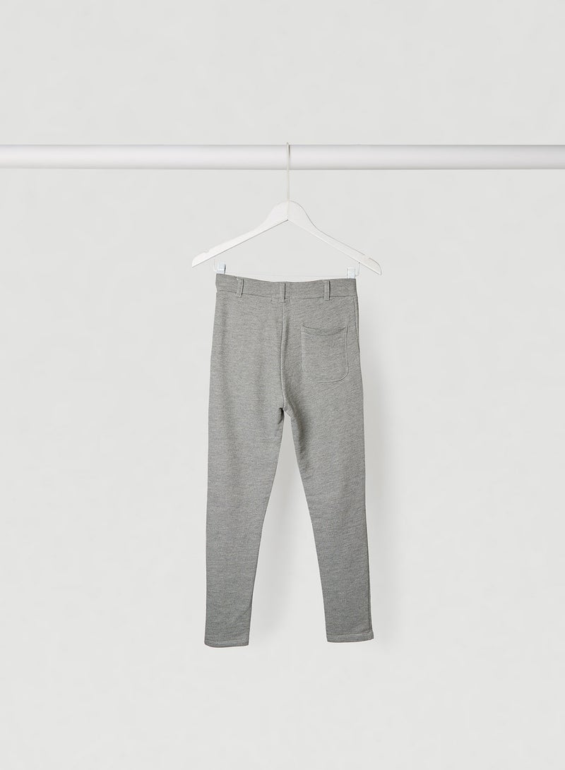 NAME IT Double Pocket Slim Fit Sweatpants Grey Melange  - Image 2