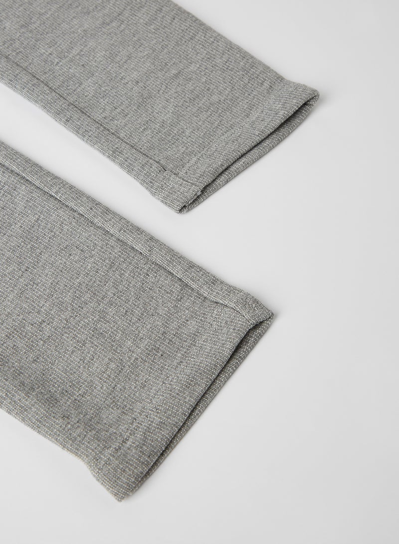NAME IT Double Pocket Slim Fit Sweatpants Grey Melange  - Image 4