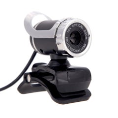 USB 2.0 50 Megapixel HD Camera Web Cam 360 Degree with MIC Clip-on for Desktop Skype Computer PC Laptop White