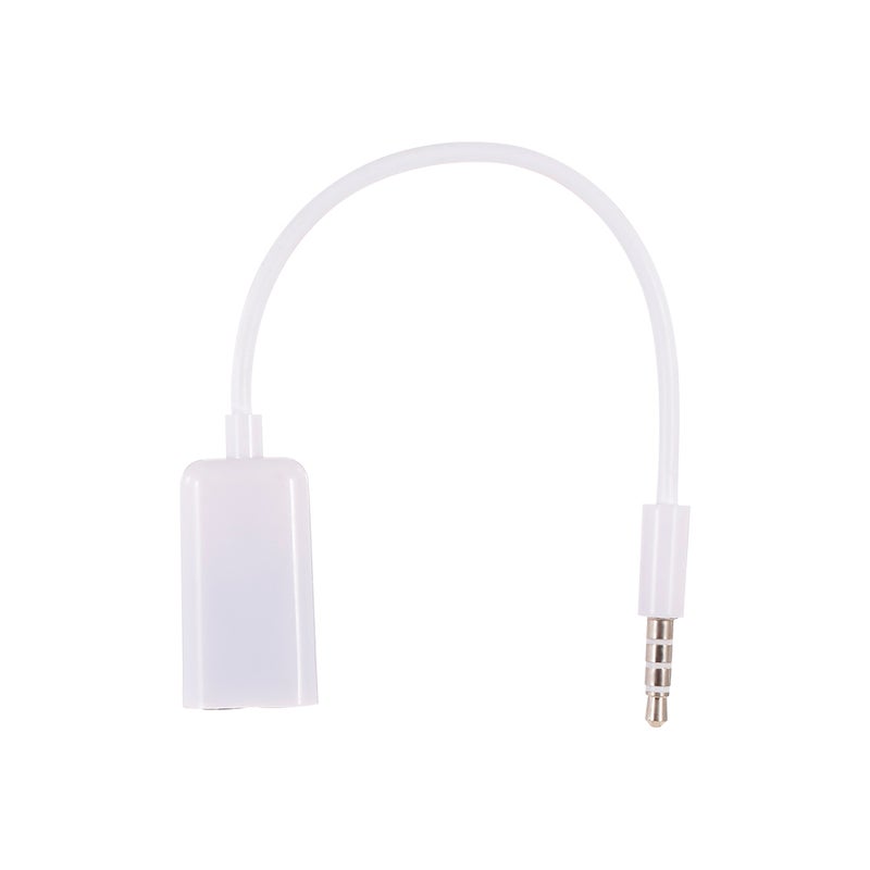 Generic - 3.5mm Jack Splitter 2 Female to 1 Male Headphone Microphone Cable Adapter Stereo Audio Plug Multicolour - Image 1