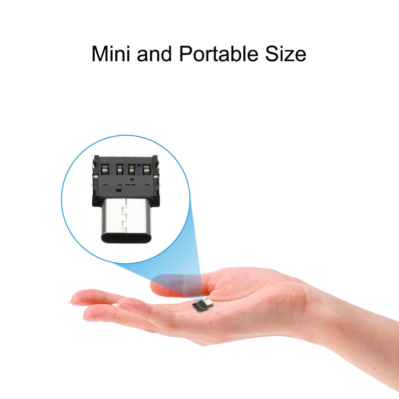 محول نقل بيانات صغير من منفذ Type-C ذكر إلى منفذ USB أنثى متعدد الألوان - Image 3