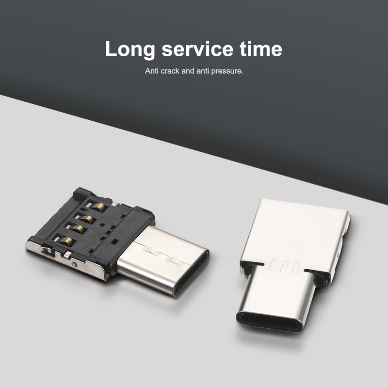 محول نقل بيانات صغير من منفذ Type-C ذكر إلى منفذ USB أنثى متعدد الألوان - Image 4