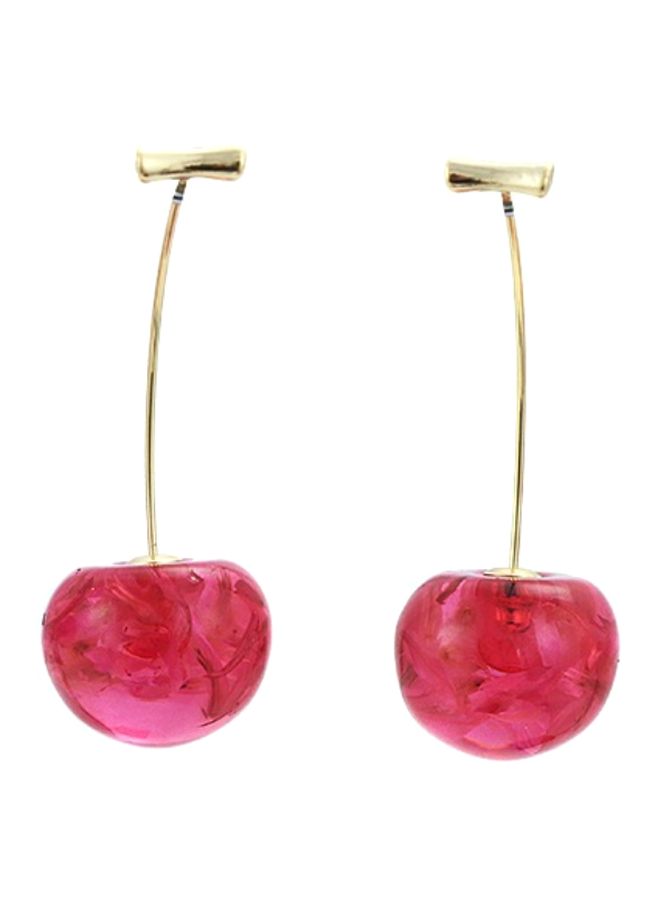 J&J - Cherry Design Dangle Earrings - Image 1