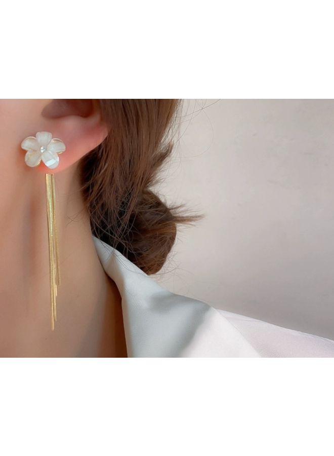 جونسون آند جونسون أقراط من الفضة الإسترليني عيار 925 بتصميم زهرة - Image 3