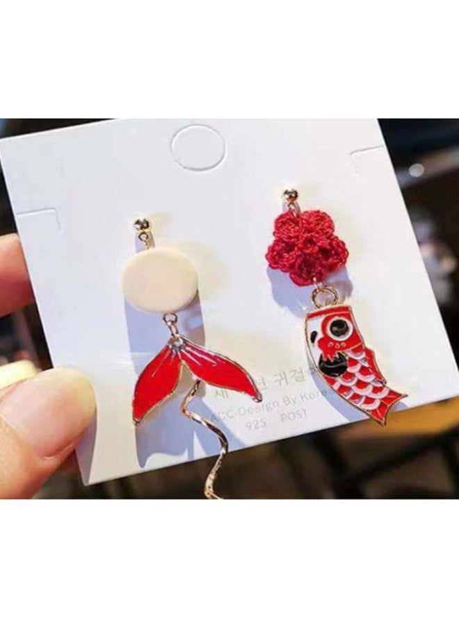 جونسون آند جونسون أقراط من الفضة الإسترليني عيار 925 بسن مدببة وتصميم ياباني - Image 2