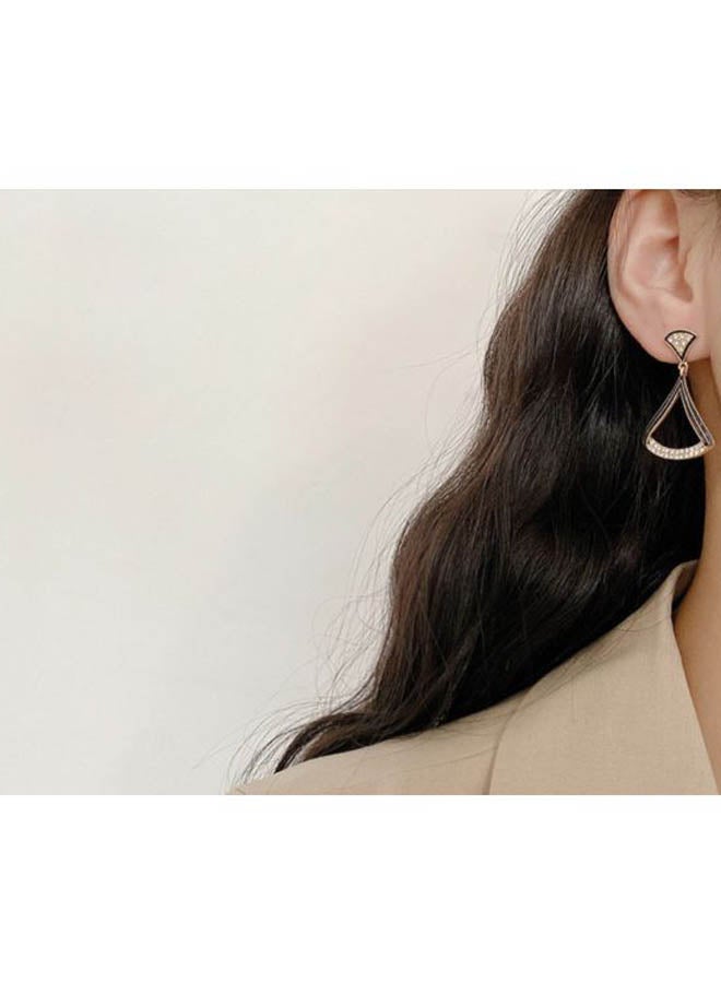 J&J - S925 Sterling Silver Stone Studded Dangle Earrings - Image 1
