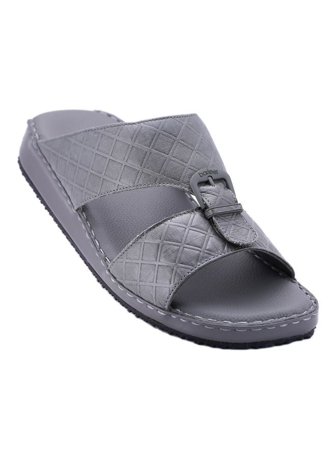 Slip On Arabic Sandals Grey