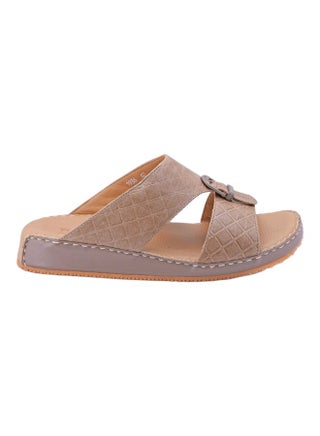 Slip On Arabic Sandals Stone