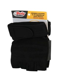 Pair Of Anti-Slip Adjustable Weightlifting Gloves 10.6cm
