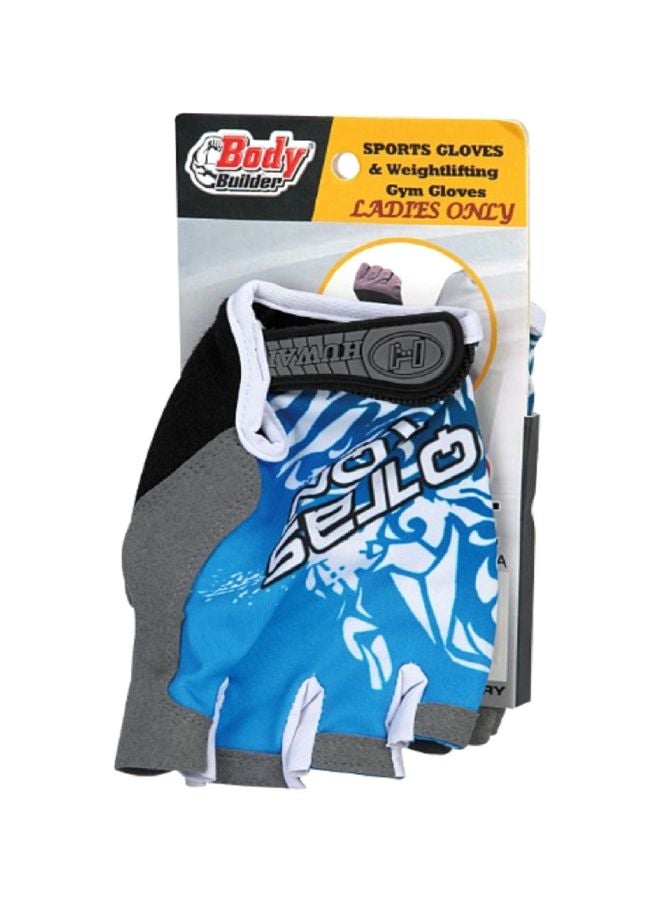 Body Builder Pair Of Anti-Slip Weightlifting Gloves 10.6cm 
