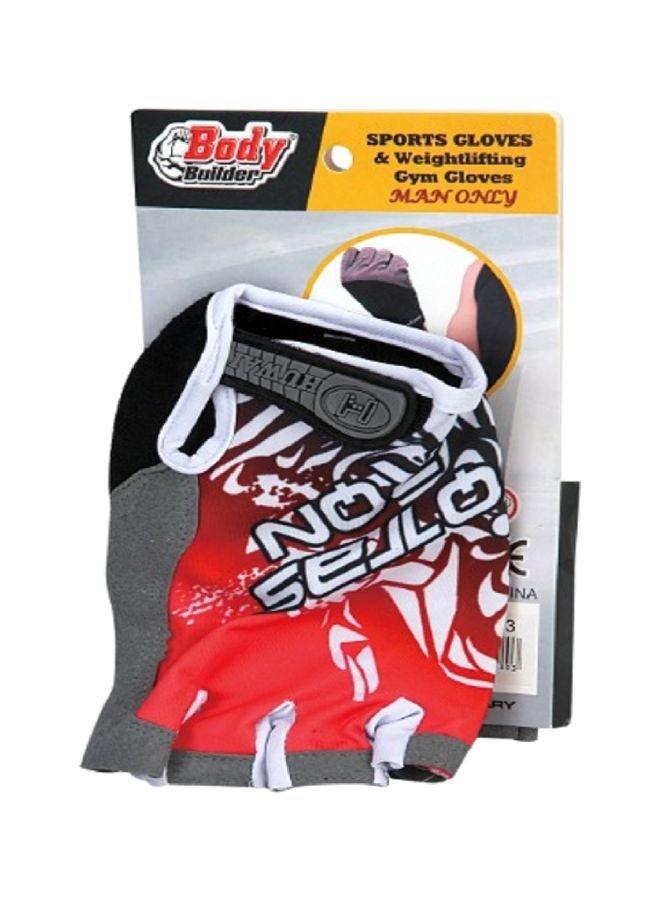 Body Builder - Pair Of Weight Lifting Gloves 10.6x17.2x1.5cm - Image 1