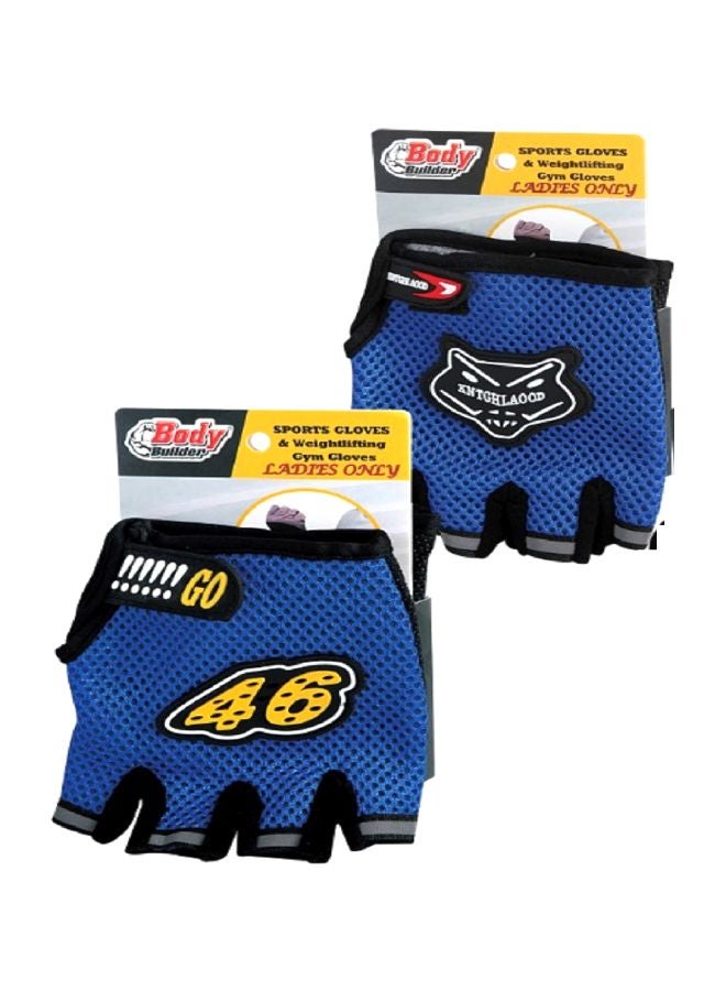 Body Builder - Pair Of Weight Lifting Gloves 10.6x17.2x1.5cm - Image 1