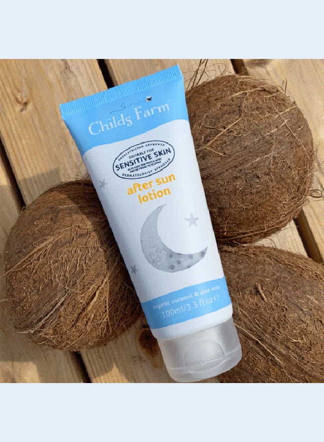 Childs Farm Organic Coconut and Aloevera After Sun Lotion For Sensitive Skin - 100 ml  - Image 3