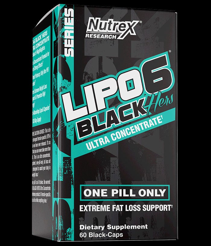 Nutrex Research - Lipo-6 Black Ultra Concentrate Dietary Supplement - 60 Capsules - Image 1