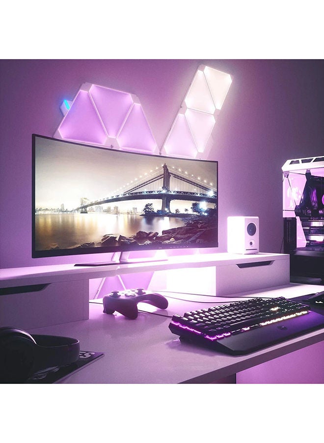 Nanoleaf - Light Panels Smarter Kit Rhythm Edition (9 panels + 1 controller) Multicolour - Image 1
