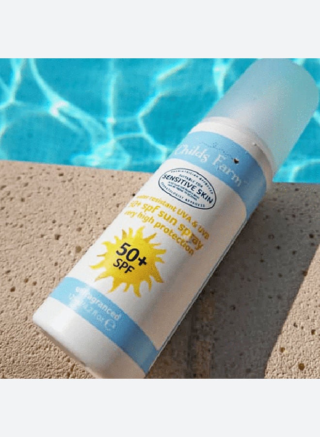 50+ SPF Fragrance Free Sun Lotion Spray - 125ml - v1605870149/N34850734A_2