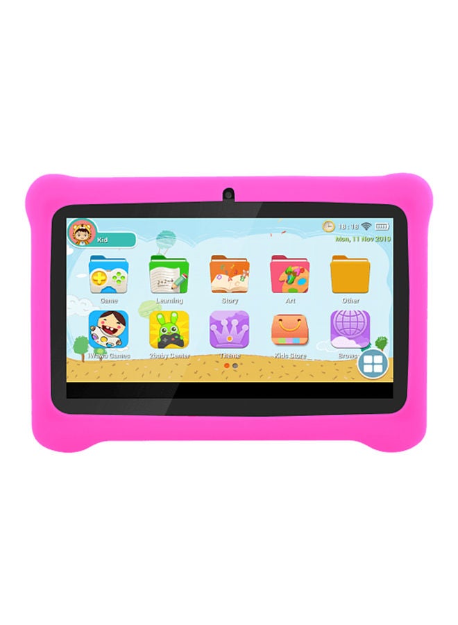 لينوسد جهاز تاب فور بلس للأولاد مقاس 7 بوصة بذاكرةٍ داخلية 16 جيجابايت واتصال واي فاي، وردي - Image 1
