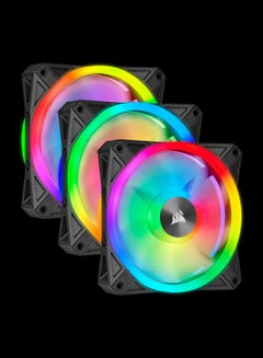 3-Piece iCUE QL120 PWM Triple Fan With Lighting Node Core
