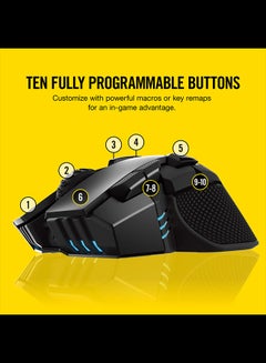 CORSAIR Ironclaw Rgb Wireless Rechargeable Gaming Mouse Black  - Image 2